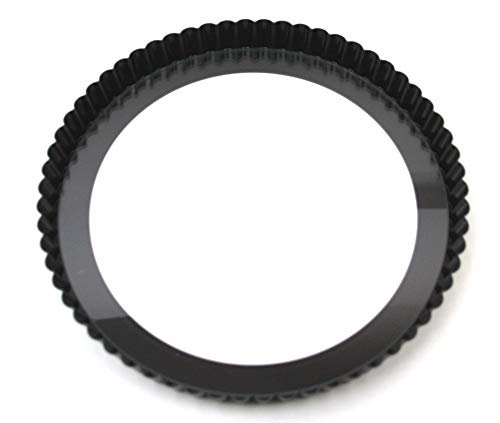 ORIGINAL KAISER Quicheform mit Glas-Hebeboden Ø28cm, Legierter Stahl, Schwarz, 1 - Pack von ORIGINAL KAISER