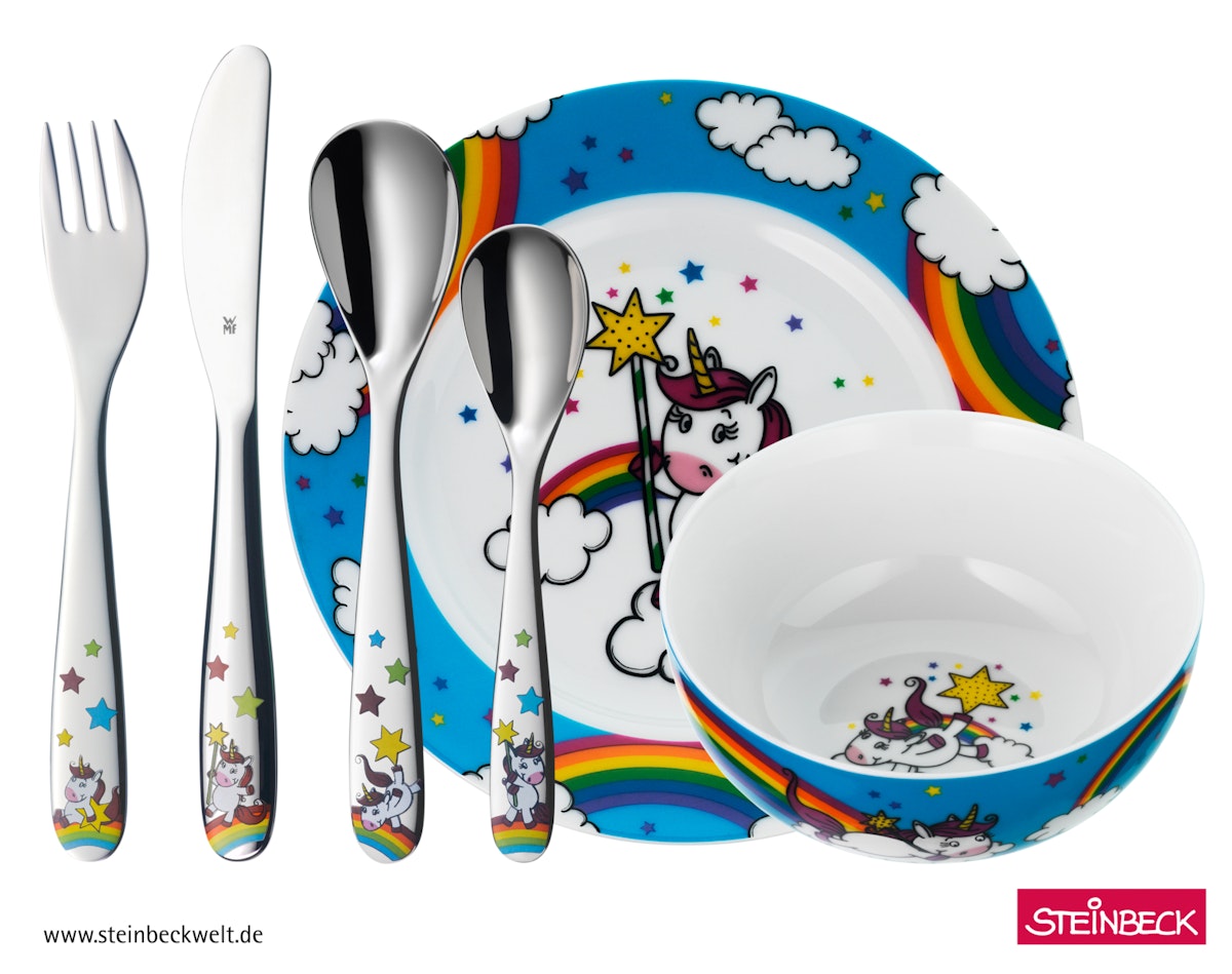 WMF Kinderset 6-teilig Unicorn / Einhorn von WMF