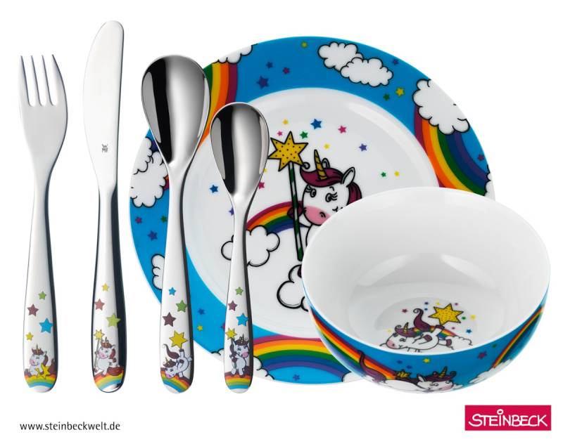 WMF Kinderset 6-teilig Unicorn / Einhorn von WMF