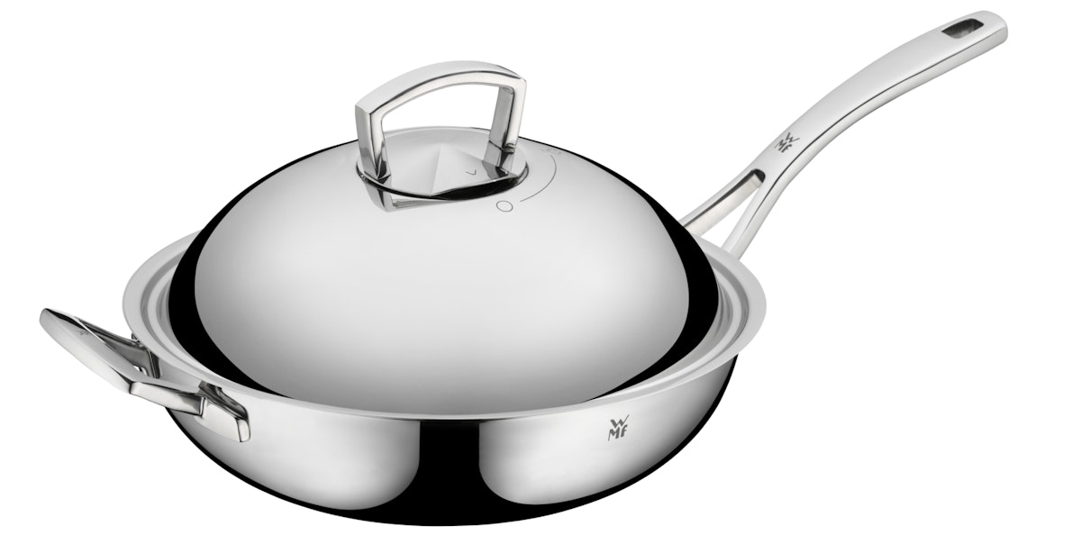 WMF Wok Multiply Ø 32 cm mit Metalldeckel von WMF