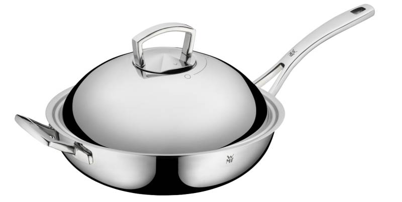 WMF Wok Multiply Ø 32 cm mit Metalldeckel von WMF