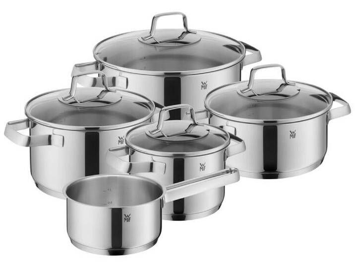 Topf-Set BELMONTE 5-teilig silberfarbig Cromargan® von WMF