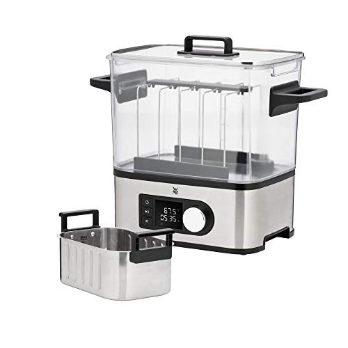 WMF Lono 2in1 Sous Vide Garer Pro mit Slow-Cook Einsatz, Vakuum garen, Schongaren, Wasserbhälter 6,0l, Timer-Funktion bis 72 Stunden, 1500W von WMF