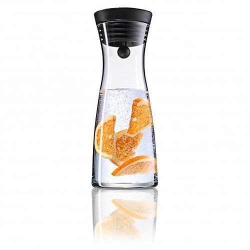 WMF Basic Wasserkaraffe aus Glas 0,75 liter, Glaskaraffe mit Deckel, Silikondeckel, CloseUp-Verschluss WMF Basic Wasserkaraffe aus Glas 0,75 liter, Glaskaraffe mit Deckel, Silikondeckel, CloseUp-Verschluss von WMF