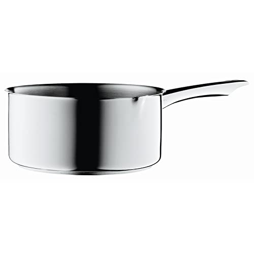 WMF Stielkasserolle 16cm, mit Schnaupe, kleiner Topf ohne Deckel, Kochtopf klein 1,5l, Milchtopf Induktion, Cromargan Edelstahl poliert, unbeschichtet WMF Stielkasserolle 16cm, mit Schnaupe, kleiner Topf ohne Deckel, Kochtopf klein 1,5l, Milchtopf Induktion, Cromargan Edelstahl poliert, unbeschichtet von WMF