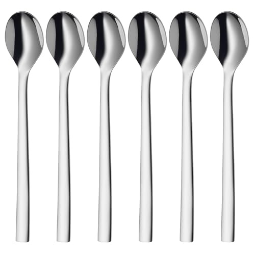 WMF Nuova Latte Macchiato Löffel Set 6-teilig, lange Löffel 19 cm, Joghurtlöffel, Cromargan Edelstahl poliert, spülmaschinengeeignet WMF Nuova Latte Macchiato Löffel Set 6-teilig, lange Löffel 19 cm, Joghurtlöffel, Cromargan Edelstahl poliert, spülmaschinengeeignet von WMF