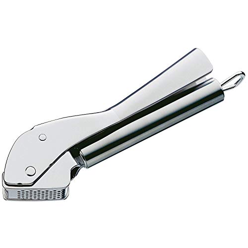 WMF Profi Plus Knoblauchpresse Edelstahl 17,5 cm, Cromargan Edelstahl teilmattiert, spülmaschinengeeignet von WMF