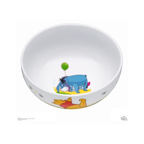 WMF Disney Winnie Pooh Kindergeschirr Kinder-Müslischale 13,8 cm, Porzellan, spülmaschinengeeignet, farb- und lebensmittelecht, Bunt, Gelb von WMF