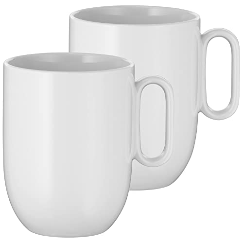 WMF Barista Becher Set 2-teilig, zwei Kaffeebecher 380 ml, Porzellan, Kaffeetassen, Kaffeebecher, spülmaschinengeeignet von WMF