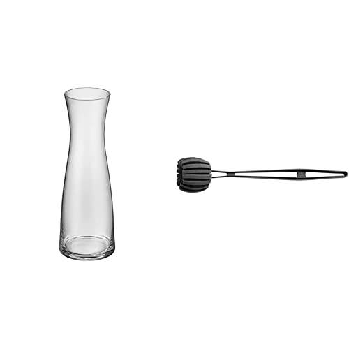 WMF Basic Ersatzglas für Wasserkaraffe 1l, Karaffe, Glaskaraffe ohne Deckel, Glas & Reinigungsbürste Kunststoff Länge 41cm spülmaschinengeeignet von WMF