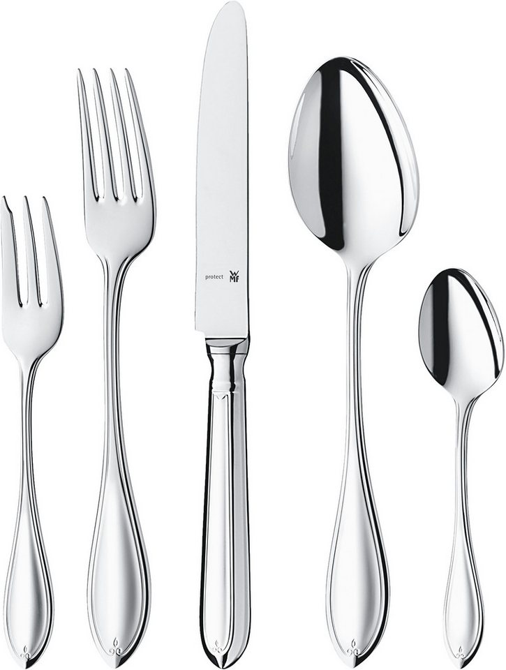 WMF Besteck-Set Premiere (66-tlg), 12 Personen, Cromargan® Edelstahl Rostfrei 18/10, ergonomisch, Cromargan protect, poliert von WMF