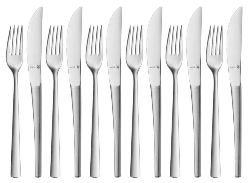 WMF Besteck-Set Corvo (12-tlg), 6 Personen, Cromargan protect, Corvo WMF Besteck-Set Corvo (12-tlg), 6 Personen, Cromargan protect, Corvo von WMF