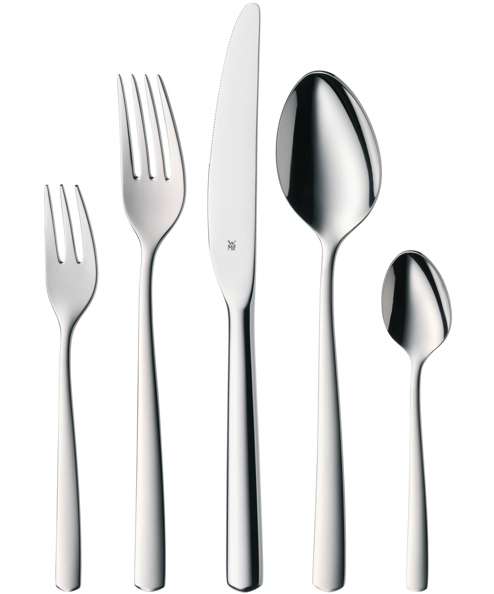 WMF Boston Besteck-Set, 30-teilig in poliertem Edelstahl WMF Boston Besteck-Set, 30-teilig in poliertem Edelstahl von WMF