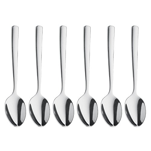 WMF Boston Espressolöffel Set 6-teilig, 10,8 cm Cromargan Edelstahl poliert, glänzend, spülmaschinenfest WMF Boston Espressolöffel Set 6-teilig, 10,8 cm Cromargan Edelstahl poliert, glänzend, spülmaschinenfest von WMF