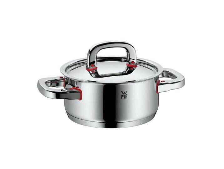 WMF Bratentopf Premium One, Cromargan® Edelstahl rostfrei 18/10 (1-tlg., 1x Bratentopf mit Deckel 16,5 cm (Volumen 1,5l, Höhe 7,5 cm), - optimal für Herdplatten mit Ø 14 von WMF