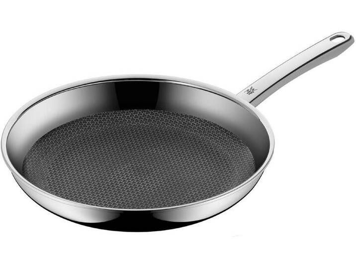 WMF Bratpfanne Profi Resist, Cromargan® Edelstahl Rostfrei 18/10 (1-tlg), Ø 28 cm, Induktion, silberfarben von WMF