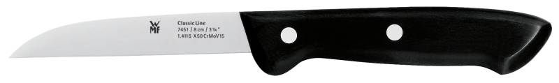 WMF Classic Line Gemüsemesser, 8 cm in schwarz von WMF