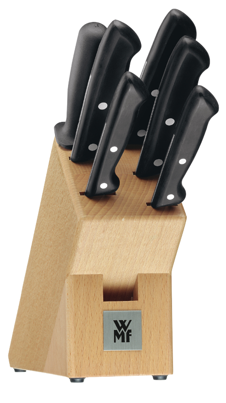 WMF Classic Line Messer-Set, 7-teilig in schwarz von WMF