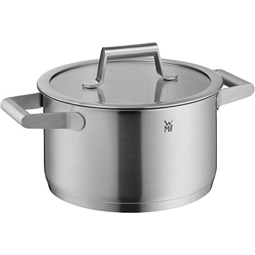 WMF Comfort Line Kochtopf groß 20cm, Glasdeckel, Fleischtopf Induktion 3,3l, Cromargan Edelstahl mattiert, Innenskalierung, stapelbar, unbeschichtet WMF Comfort Line Kochtopf groß 20cm, Glasdeckel, Fleischtopf Induktion 3,3l, Cromargan Edelstahl mattiert, Innenskalierung, stapelbar, unbeschichtet von WMF