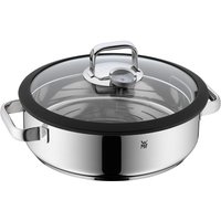 WMF Dampfgartopf "Vitalis, Bräter Induktion mit Glasdeckel und Silikonrand" Cromargan Edelstahl Rostfrei 18/10 1 Stk. tlg. Dampfgarer mit integriertem Thermometer, backofengeeignet bis 180 Grad WMF Dampfgartopf "Vitalis, Bräter Induktion mit Glasdeckel und Silikonrand" Cromargan Edelstahl Rostfrei 18/10 1 Stk. tlg. Dampfgarer mit integriertem Thermometer, backofengeeignet bis 180 Grad von WMF