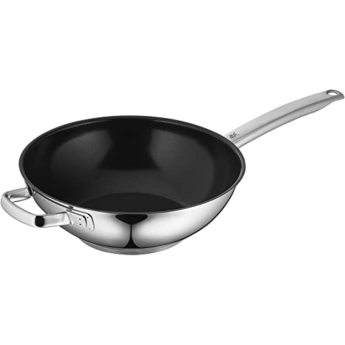 WMF Durado Wokpfanne Induktion 28 cm, Wok Edelstahl beschichtet, backofenfest von WMF