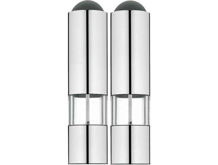 WMF Elektrische Mühle Set 2tlg, Pfeffermühle + Salzmühle, Silber von WMF