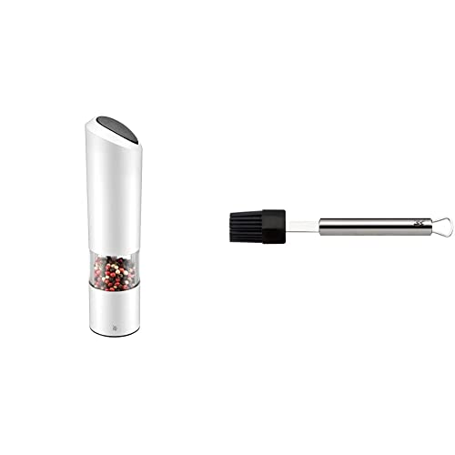 WMF Elektrische Mühle weiß Kunststoff Acrylglas & Silikon-Backpinsel 20 cm Profi Plus Cromargan Edelstahl rostfrei Silikonborsten teilmattiert WMF Elektrische Mühle weiß Kunststoff Acrylglas & Silikon-Backpinsel 20 cm Profi Plus Cromargan Edelstahl rostfrei Silikonborsten teilmattiert von WMF