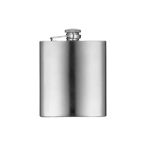 WMF Manhattan Flachmann 200 ml, 20cl, Cromargan Edelstahl mattiert, 13 x 10 cm, Geschenkidee von WMF