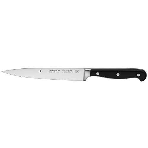WMF Spitzenklasse Plus Fleischmesser 28 cm, Made in Germany, Fleischmesser Profi Messer geschmiedet, Performance Cut, Spezialklingenstahl, Klinge 16 cm von WMF