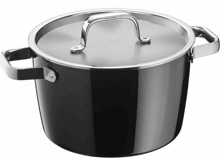 WMF Fleischtopf Fusiontec Aromatic, (1-tlg., Fleischtopf mit Deckel 24 cm (Volumen 6,2l, Höhe 15 cm), - optimal für Herdplatten mit Ø 18 cm von WMF