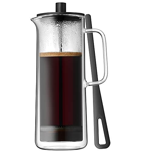 WMF Coffee Time Coffeepress doppelwandig 0,75l, French Press, Kaffeebereiter für 6 Tassen, Glas, spülmaschinengeeignet von WMF