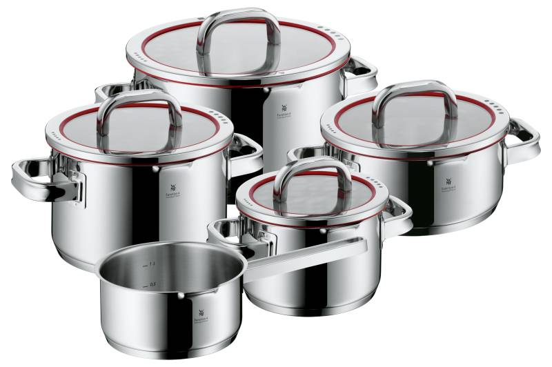 WMF Function 4 Topf-Vorteils-Set* in Edelstahl/rot von WMF