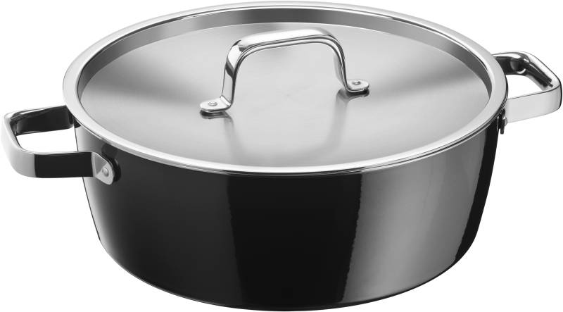 WMF Fusiontec Aromatic Schmortopf, 28 in schwarz von WMF