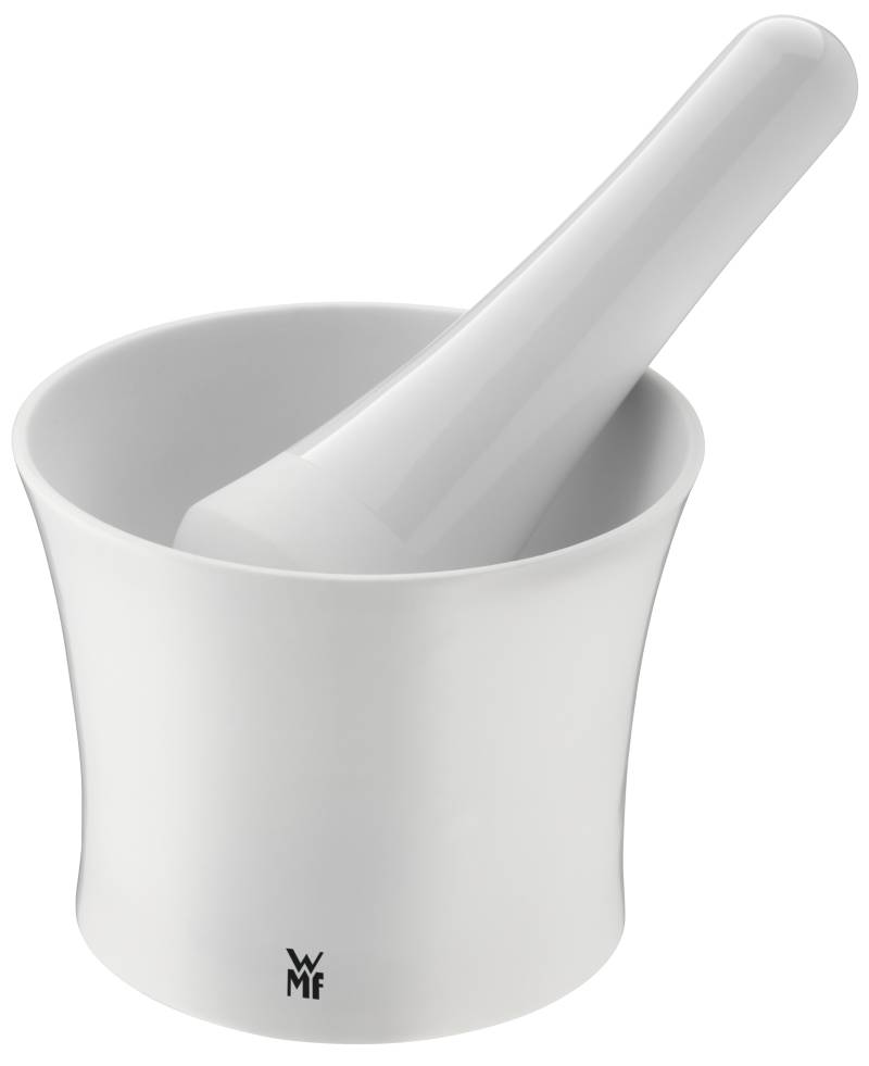 WMF Gourmet Mörser mit Stößel, 12 cm in weiß von WMF