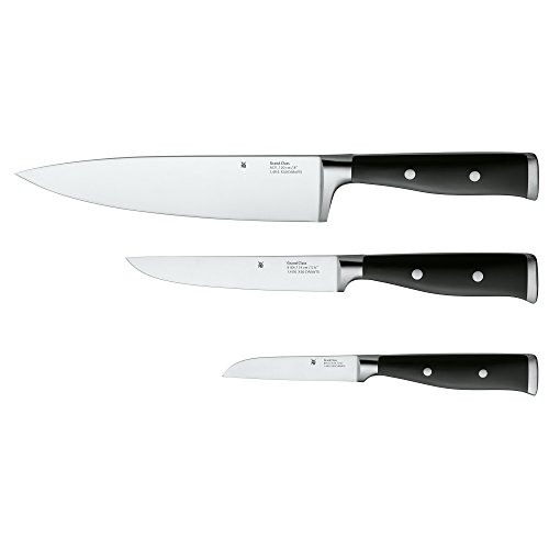 WMF Grand Class Messerset 3teilig Made in Germany, 3 Messer geschmiedet, Küchenmesser, Spezialklingenstahl von WMF