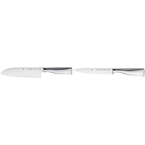 WMF Grand Gourmet Santoku Messer 32 cm, Made in Germany, Klinge 18 cm & Grand Gourmet Filiermesser flexibel 28,5 cm, Made in Germany, Messer geschmiedet, Performance Cut, Klinge 16 cm von WMF