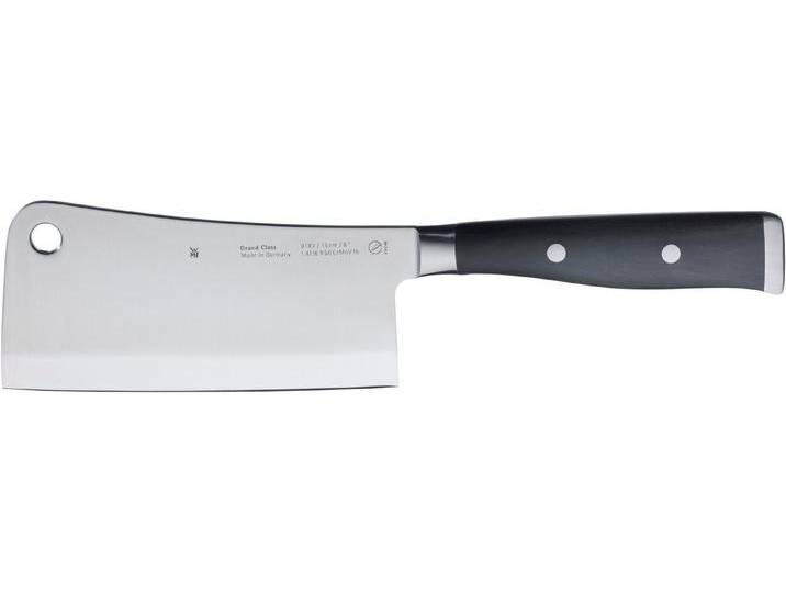 WMF Hackmesser Grand Class, 15 cm, langanhaltende Schärfe, handgeschmiedeter Spezialklingenstahl, schwarz silberfarben von WMF