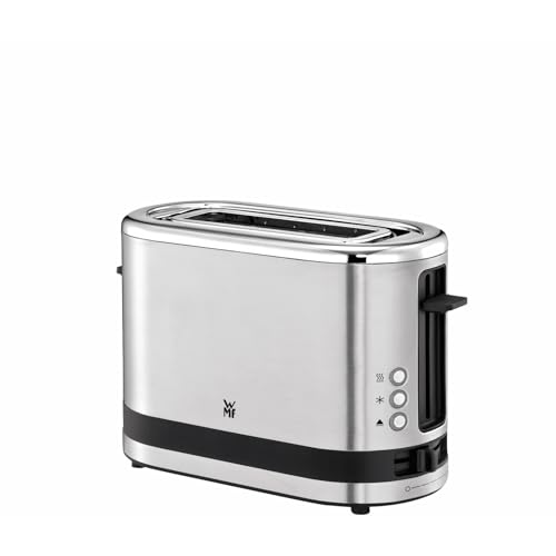 WMF Küchenminis 1-Scheiben Toaster Langschlitz XXl-Toast, Mini Toaster mit Brötchenaufsatz 7 Bräunungsstufen Überhitzungsschutz 600W Edelstahl matt von WMF