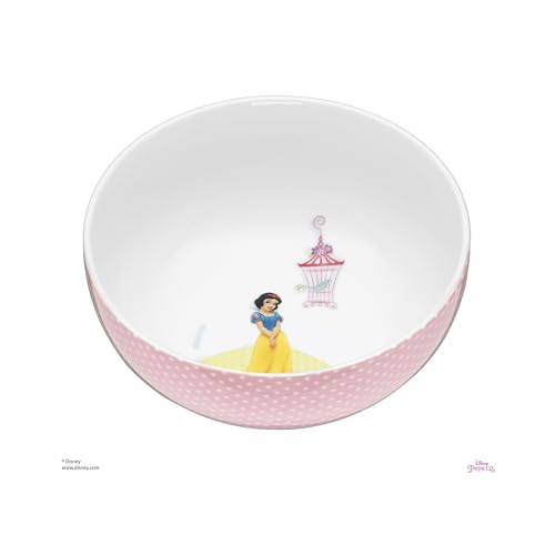 WMF Disney Princess Kindergeschirr Kinder-Müslischale 13,8 cm, Porzellan, spülmaschinengeeignet, farb- und lebensmittelecht, Rosa von WMF