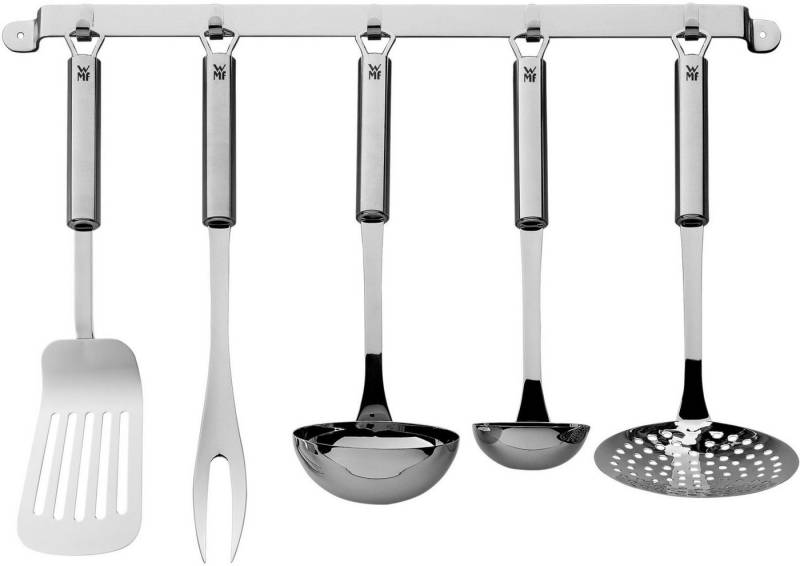 WMF Kochbesteck-Set Profi Plus (Set, 6-tlg), mit praktischer Öse zur Aufbewahrung an einer Hängeleiste von WMF
