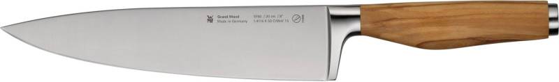 WMF Kochmesser Grand Wood, 20 cm, Olivenholzgriff, handgeschmiedeter Spezialklingenstahl von WMF