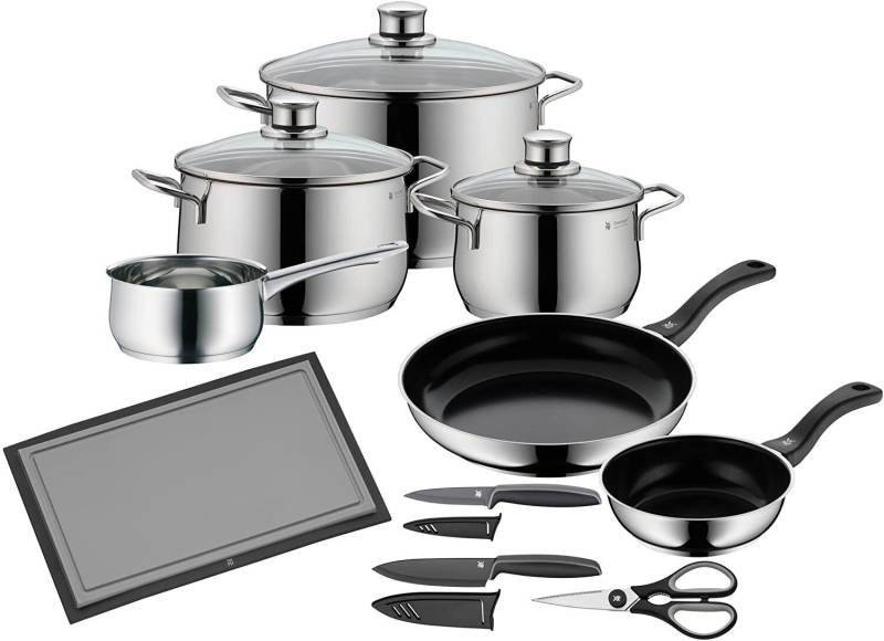 WMF Kochtopf-Set Diadem Plus 10-teilig in Cromargan/Edelstahl 18/10 von WMF