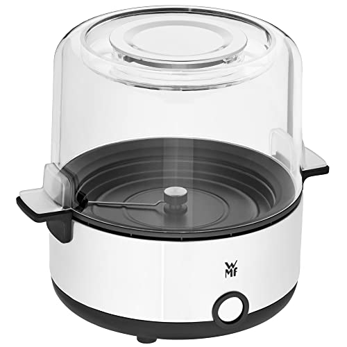 WMF Küchenminis Popcornmaschine für zuhause, Popcorn Maker, beschichtete Heizplatte, Deckel als Servierschale, Butterschmelzöffung, Popkorn mit Zucker und Salz, platzsparend, edelstahl matt von WMF