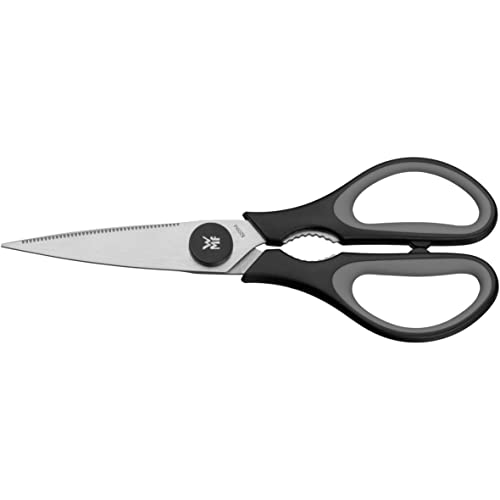 WMF Touch Küchenschere 21 cm, Haushaltsschere mit Sägeschliff, Schere Küche, Cromargan Edelstahl, Softgriff, schwarz WMF Touch Küchenschere 21 cm, Haushaltsschere mit Sägeschliff, Schere Küche, Cromargan Edelstahl, Softgriff, schwarz von WMF