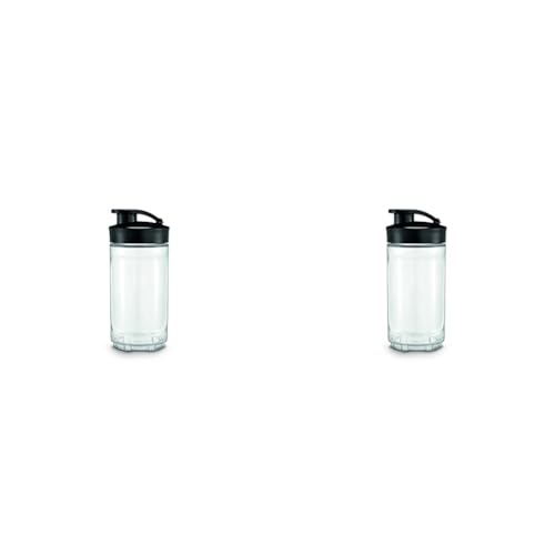 WMF Kult X Mix & Go/Küchenminis Smoothie Becher 300ml, Smoothie Flasche, Mixbehälter, Tritan-Kunststoff, BPA-frei, bruchsicher (Packung mit 2) von WMF
