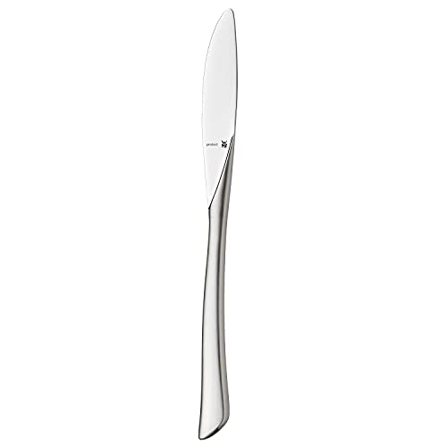 WMF Virginia Menümesser 23,3 cm, Hohlheftmesser, Messer mit eingesetzter Klinge, Tafelmesser Cromargan protect teilmattiert, kratzbeständig, spülmaschinenfest von WMF