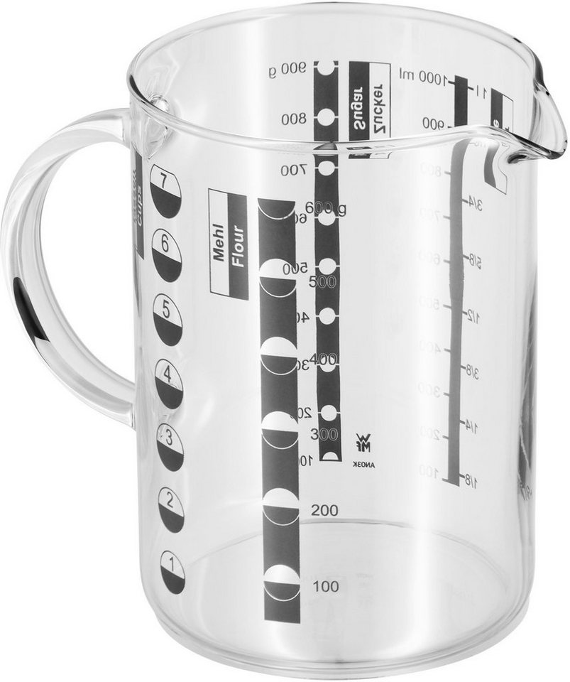 WMF Messbecher Gourmet, Glas, (1-St), Kleinstmengen genau ablesbar von WMF
