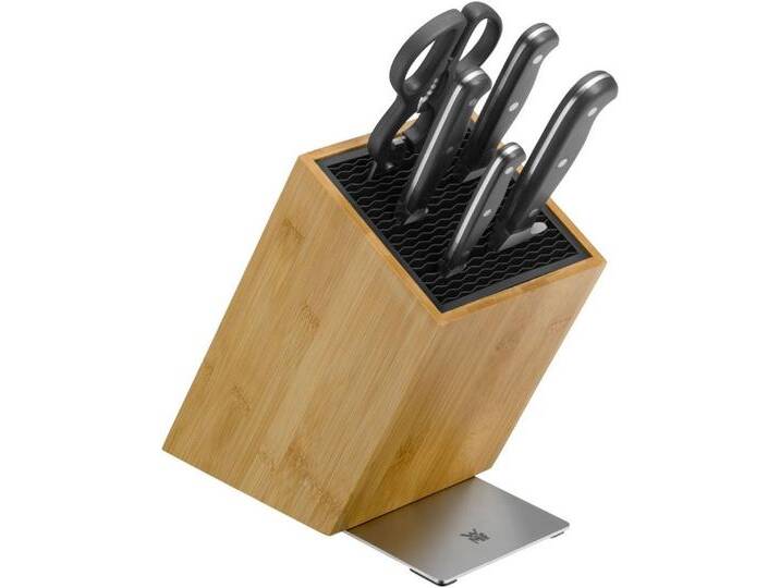 WMF Messer-Set Spitzenklasse Plus (mit FlexTec Messerblock, 6-tlg., Spezialklingenstahl), Made in Germany von WMF