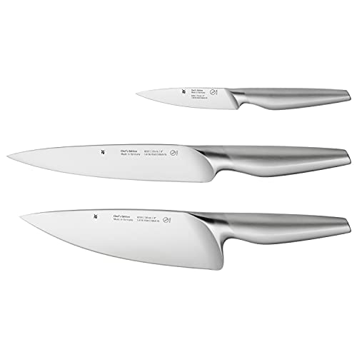 WMF Chef's Edition Messerset 3teilig, Made in Germany, 3 Messer geschmiedet, Küchenmesser, Kochmesser, Fleischmesser, Spickmesser, Performance Cut, Spezialklingenstahl, Holzbox WMF Chef's Edition Messerset 3teilig, Made in Germany, 3 Messer geschmiedet, Küchenmesser, Kochmesser, Fleischmesser, Spickmesser, Performance Cut, Spezialklingenstahl, Holzbox von WMF