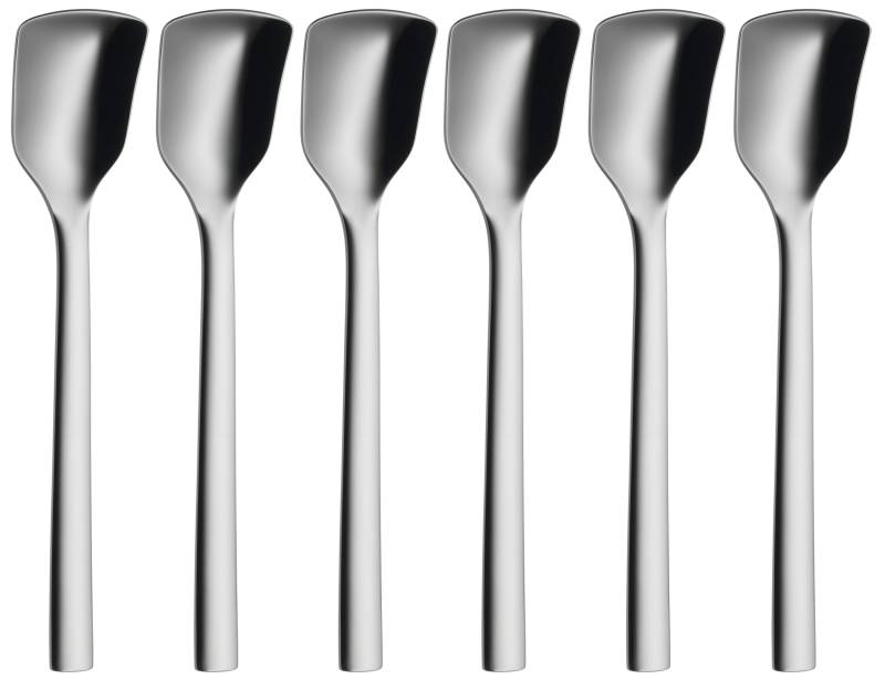 WMF Nuova Eislöffel-Set, 6-teilig in poliertem Edelstahl von WMF